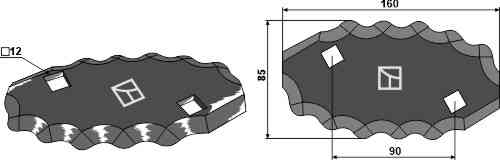 Food mixer knive, right fitting for Storti 16800046 Food mixer knive, right fitting for Storti 16800046
