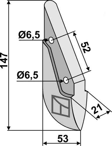 Metal seed share fitting for Isaria 3.877.300 (Alt)  3877300 (Neu)