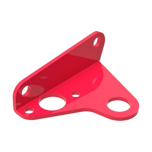 Bracket - red - lh