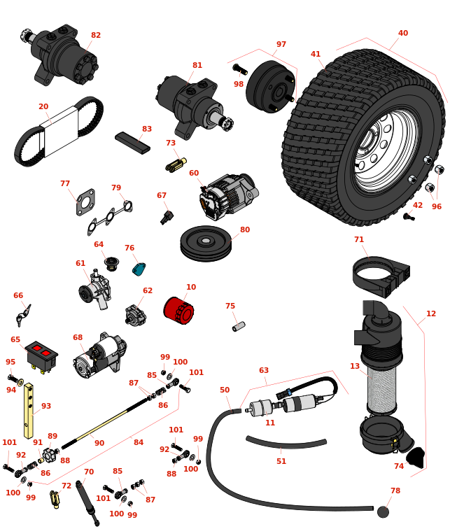 Toro Z Master Professional 7000 Traction Unit