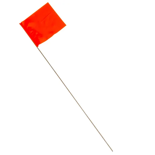 Bandeira de marcação de irrigação - laranja conjunto/100