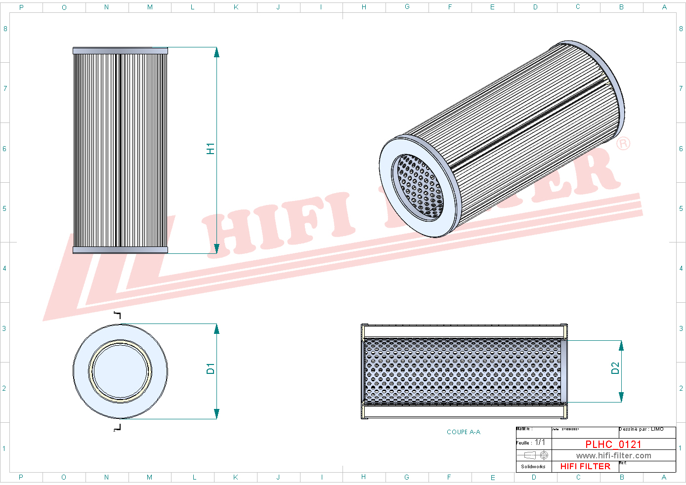 Hydraulic filter passend voor o & k 3239133