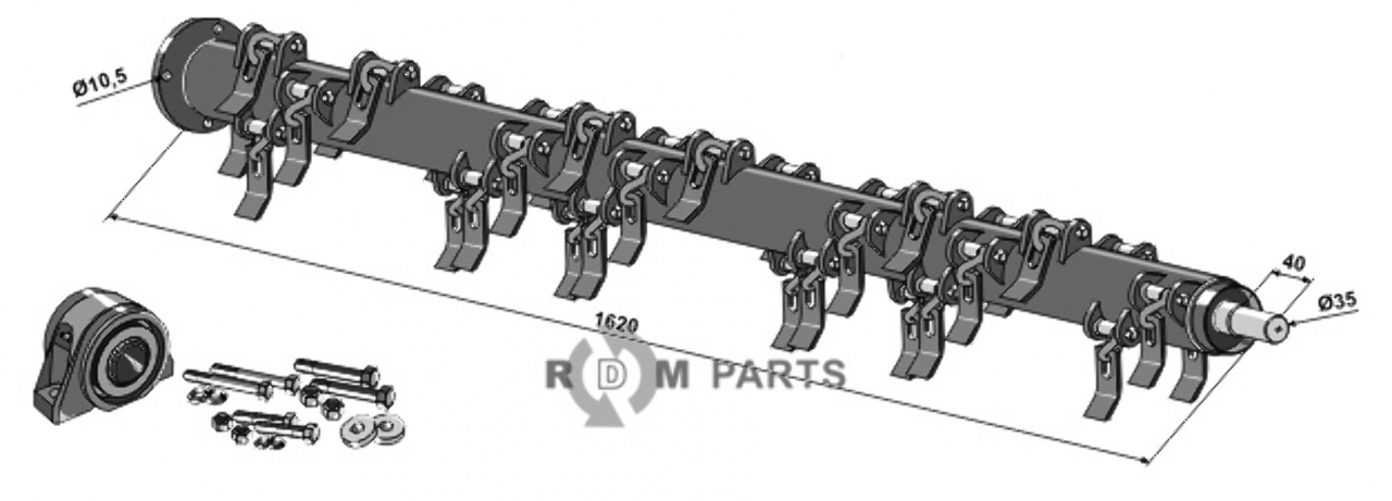 Blades shaft 63-1006