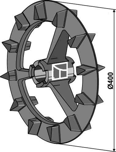 Crosskill ring - Ø400mm fitting for Lemken 4239010