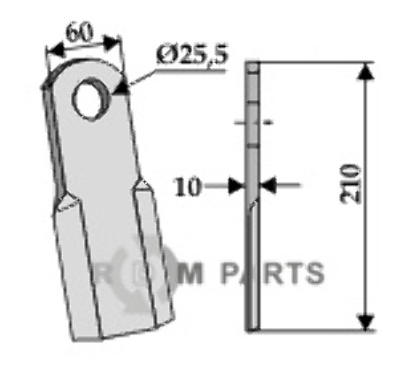 RDM Parts Straight blade