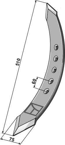 Twisted stubble point