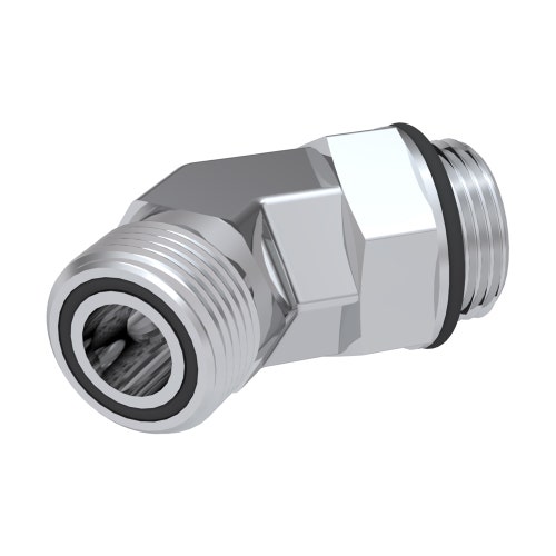 Hydraulic fitting - 45 deg