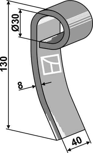 RDM Parts Klepel passend voor Vogel u. Noot 11087003