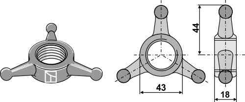 Locknut star-delta