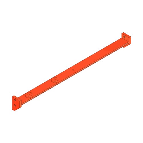 Rear crossbar - 22 in