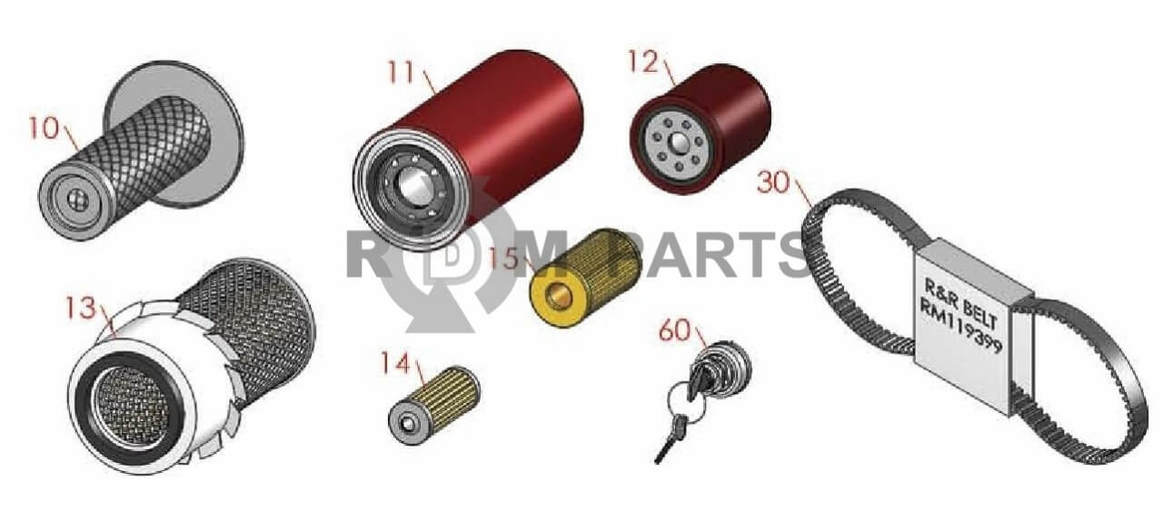 Replacement parts for John Deere 3215A Traction Unit