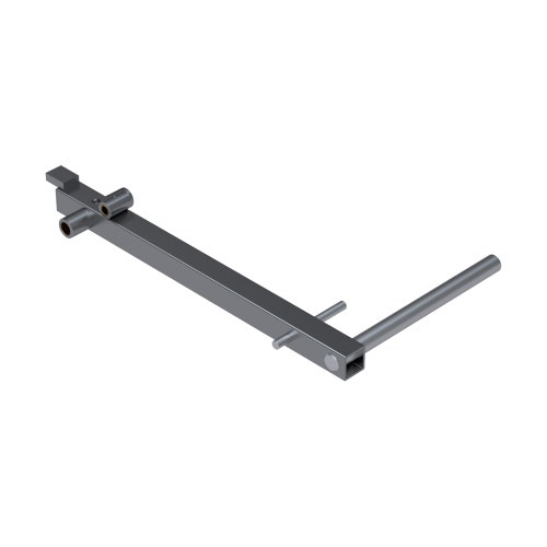 Outrigger arm assy - rh black
