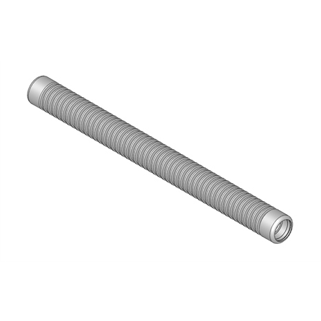 Roller tube - grooved 2.5 x 26
