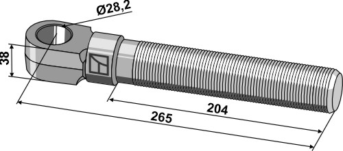 Tie-rods M42x3