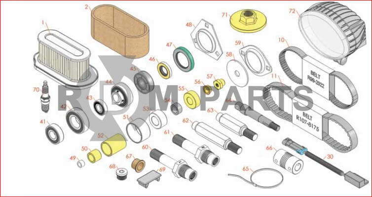 Replacement Parts For Greensmaster Flex 18 Models 04018, 04019 & 04030