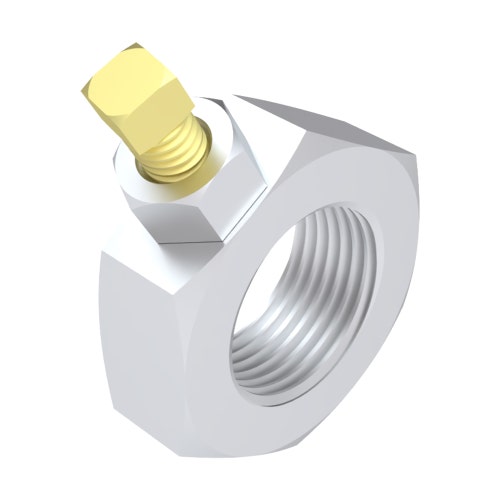 Nut - v-cut shaft