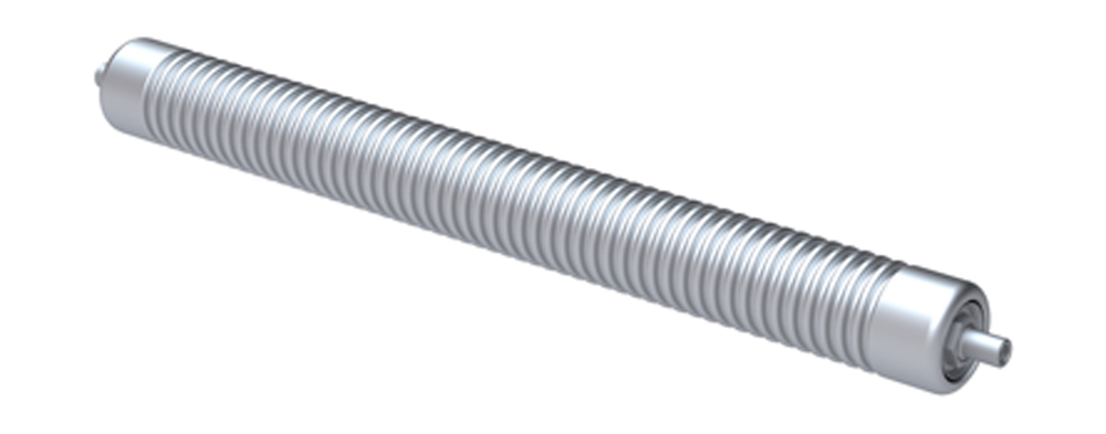 Roller - extended machined grooved