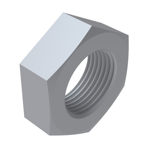 Nut - jam v-cut shaft