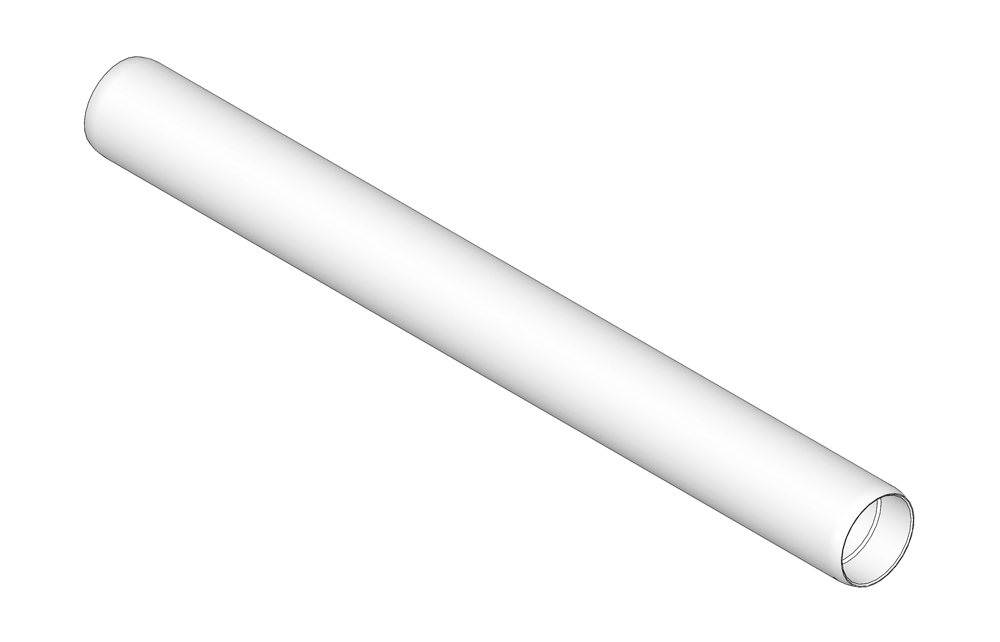 Roller - tube only solid alum Roller - tube only solid alum