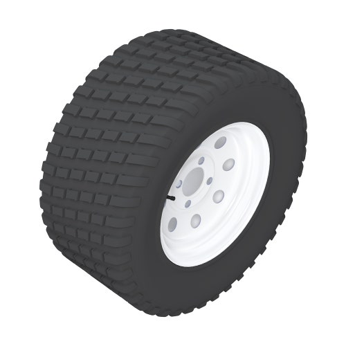 Tire & wheel - 23-9.50-12