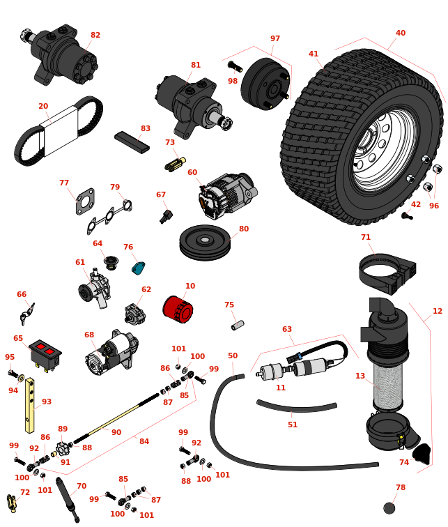 Toro Z Master Professional 7000 Traction Unit