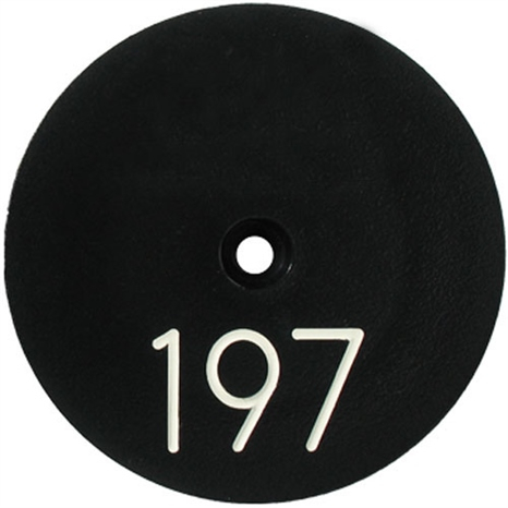 Sprinkler cap yardage marker - 1 number