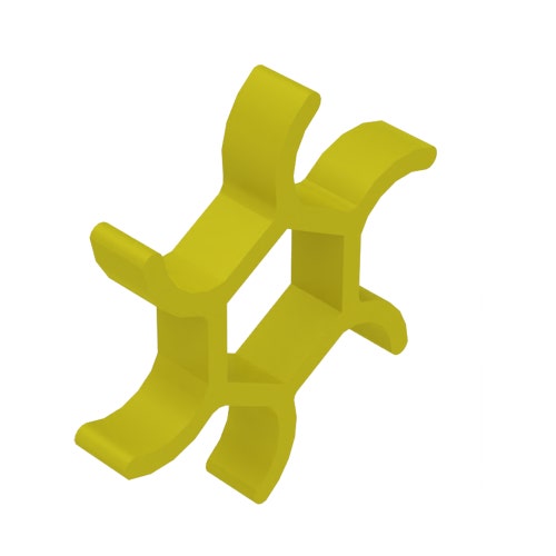 Spacer - 1/2 ventilated v-cut