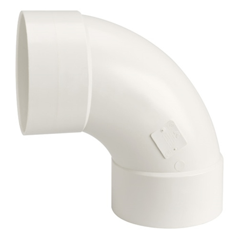 Bend - pvc 90 1/4 4 long turn