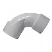 Bocht 90° - lijm - PVC drukfitting dunwandig