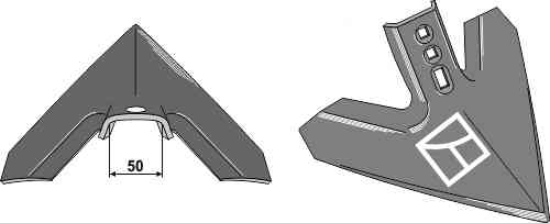 Sweep 450mm fitting for Köckerling 900863