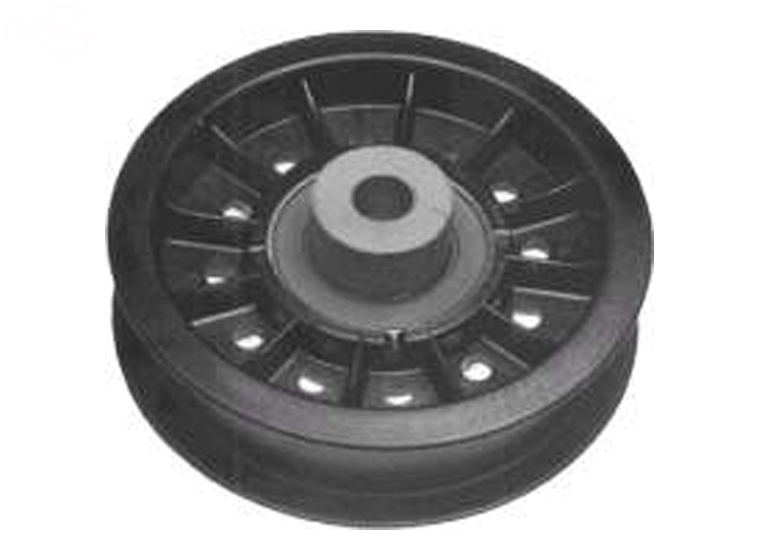 Flat Idler Pulley (3/8" X 3-7/16") fitting for Scag