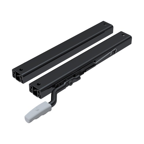 Stoel glij rail set