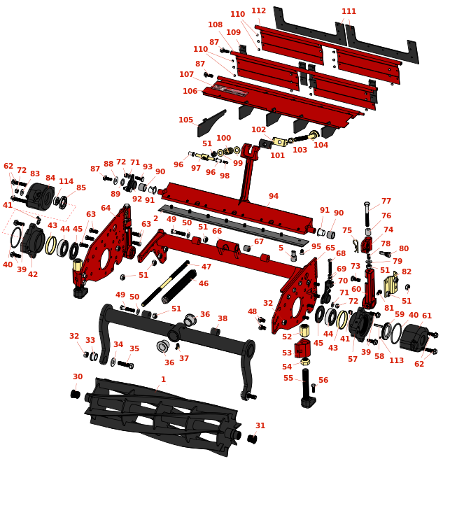 Toro Reelmaster 6500D Reel & Bedknife