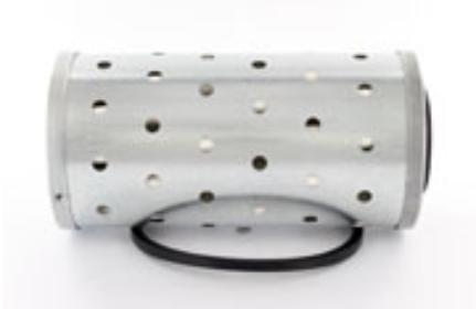 Fuel filter cartridge metal