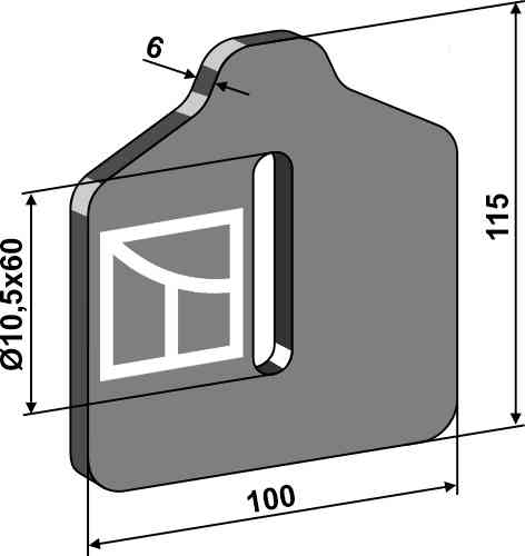 Scraper fitting for Strom 00456130