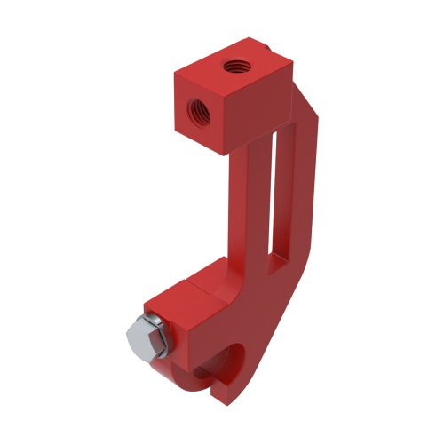 Bracket - quick release v-cut