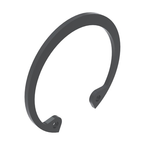 Retaining ring - bowed