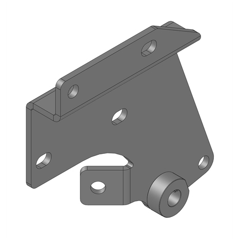 Bracket assy - lh rear roller