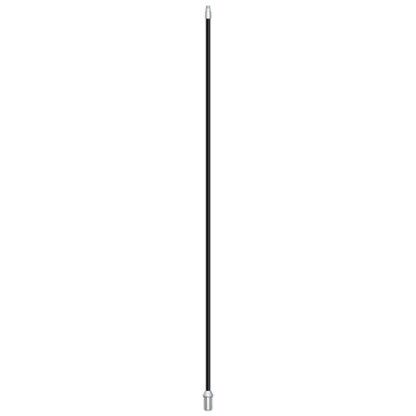 Solid color flagsticks - 1/2" x 7' set/9 - black