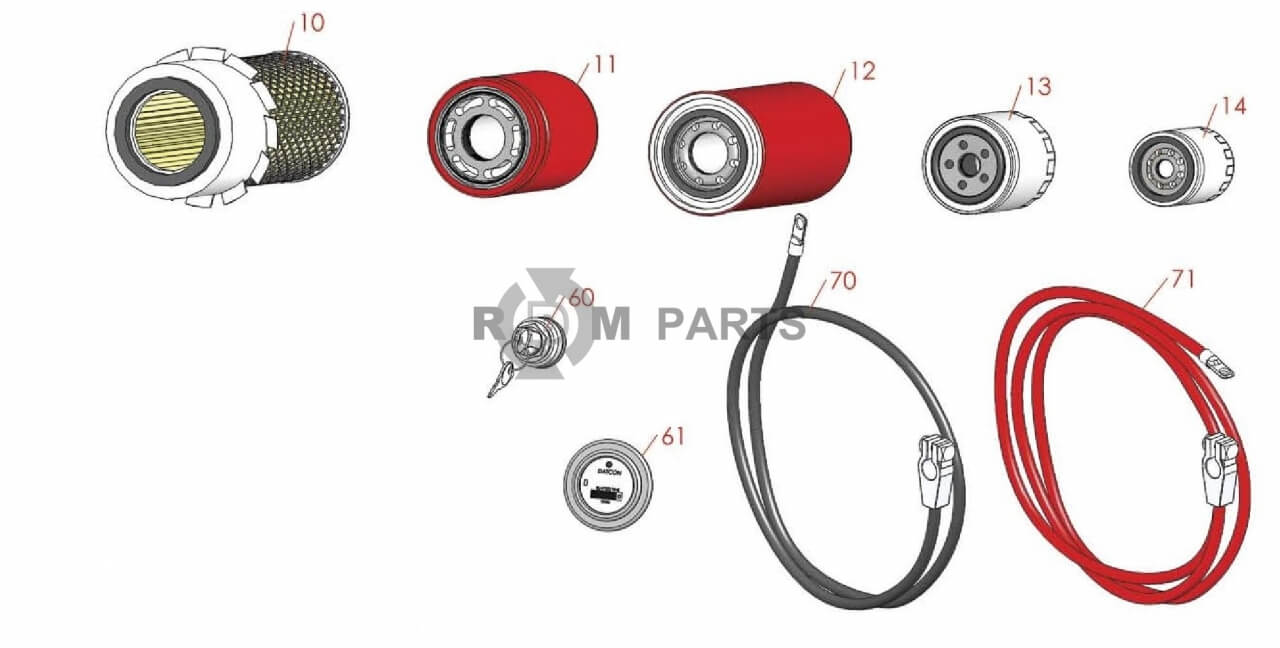 Replacement parts for Jacobsen LF-3810 Traction Parts