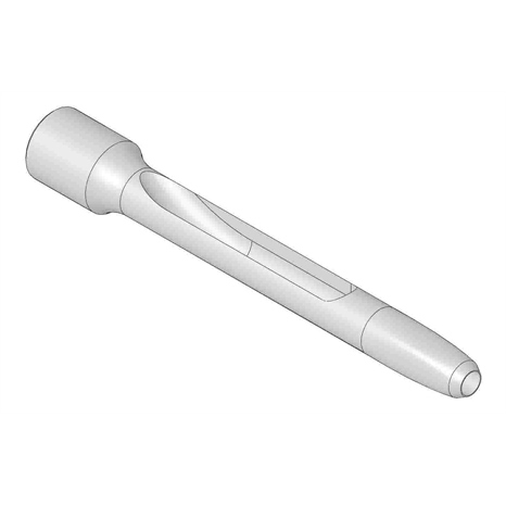 Alloy machined side-eject tine - .750mt x 5.500l x .450od