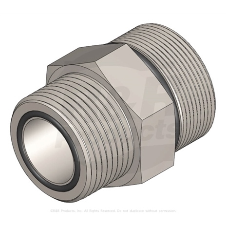 Hydraulic fitting - striaght