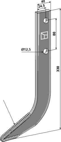 Row cutter hook