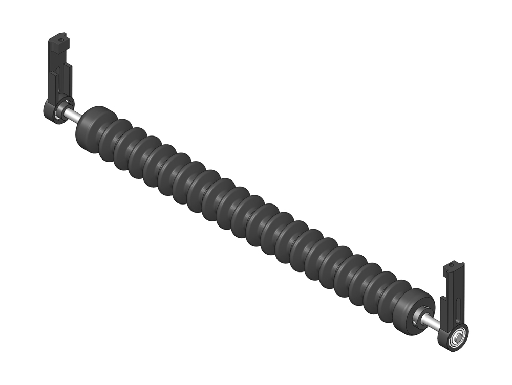 Minuteman rear grooved roller system
