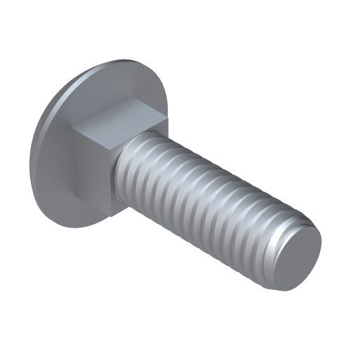 Bolt - carriage m6-1.0 x 20