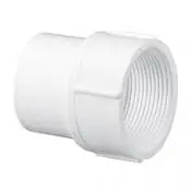 Verloopkoppeling - uiwendig lijm x binnendraad - PVC drukfitting dunwandig
