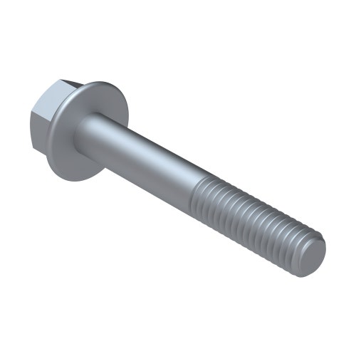Bolt - hex washer m6-1.0 x 40