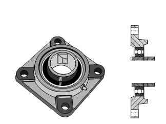 Tension bearing UCF - Ø25