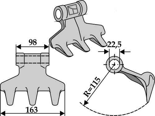 RDM Parts Hammerschlegel geeignet für Tortella 2779700