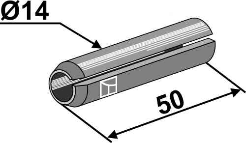 Dowel pin Ø14x50